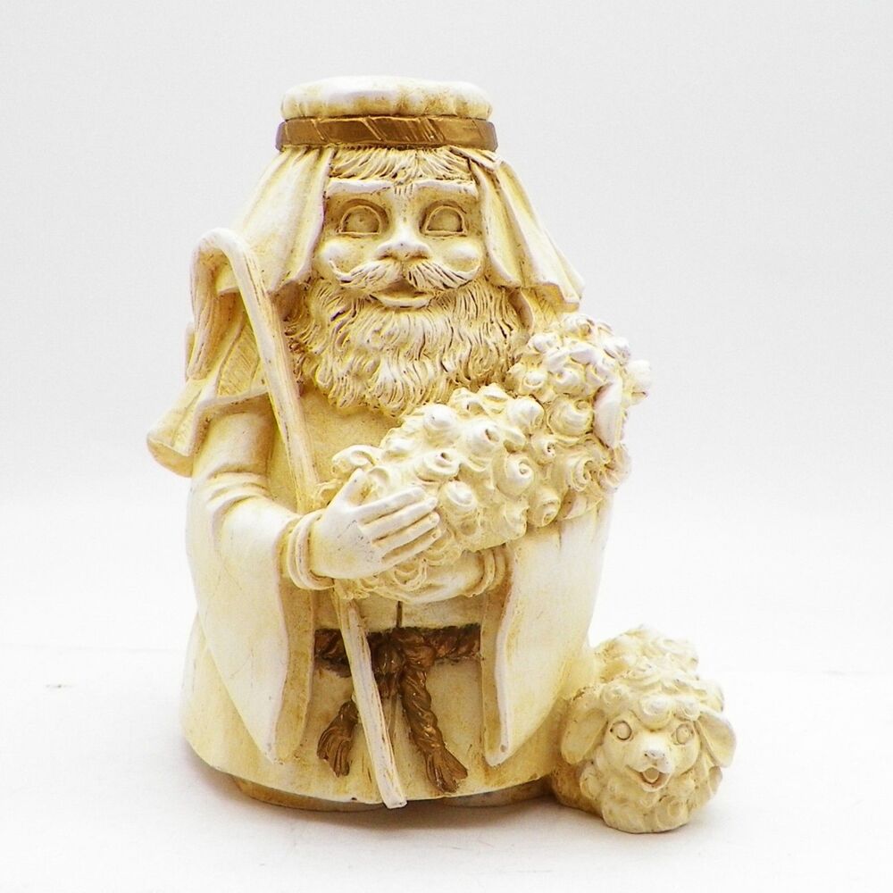 Shepherd Wondrous Night Nativity Replacement Designed by Jane HBA Tag VTG 1999